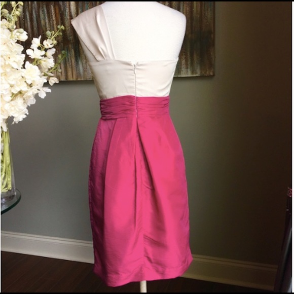 Max&Cleo One Shoulder in Raspberry -Cocktail dress - Picture 4 of 6